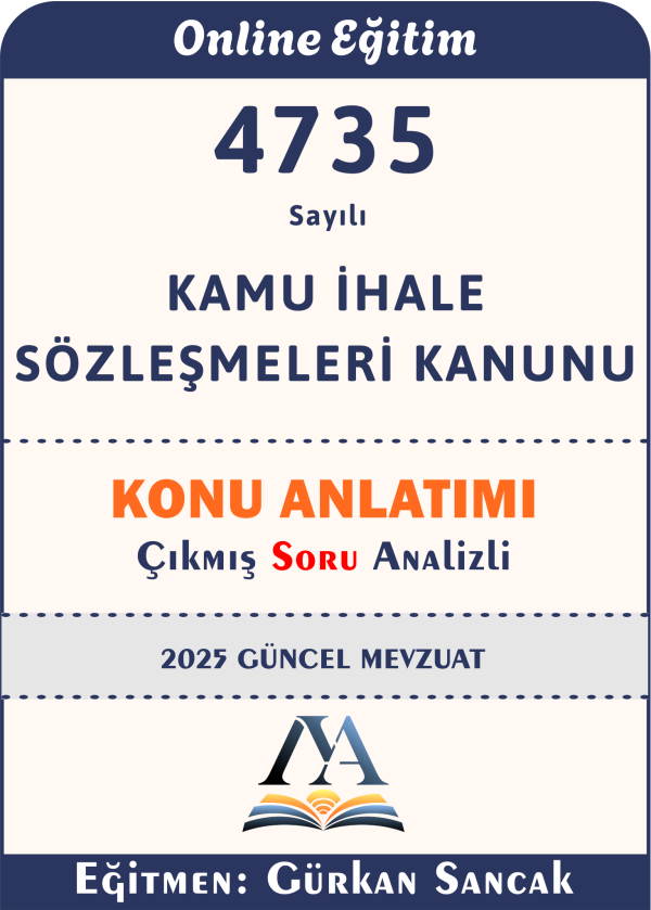 4735 sayılı Kamu İhale Sözleşmeleri Kanunu