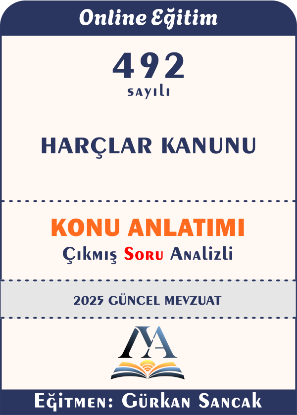 492 sayılı Harçlar Kanunu