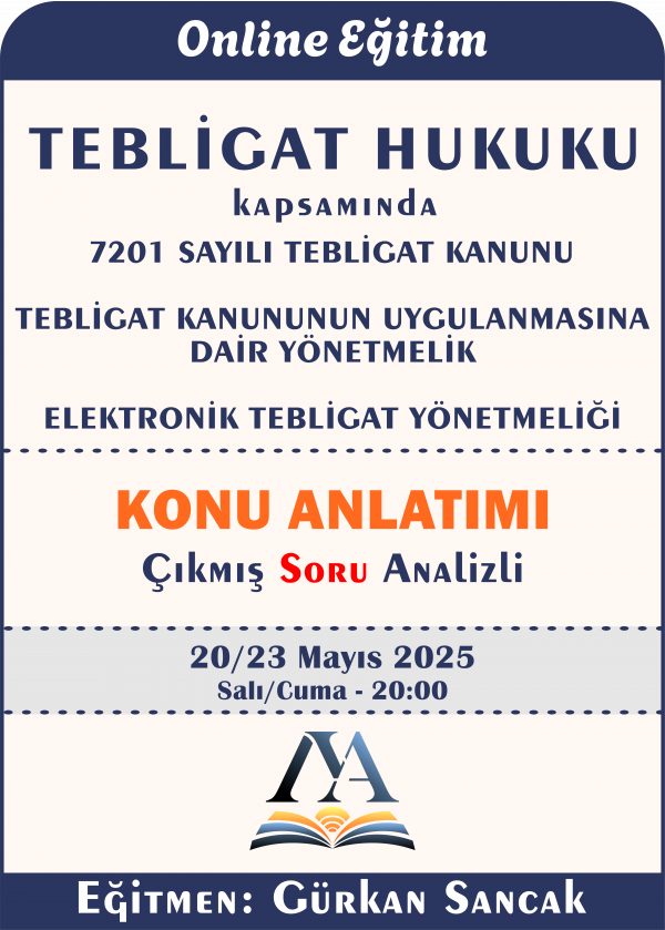 Tebligat Hukuku  -Çıkmış Soru Analizli-
