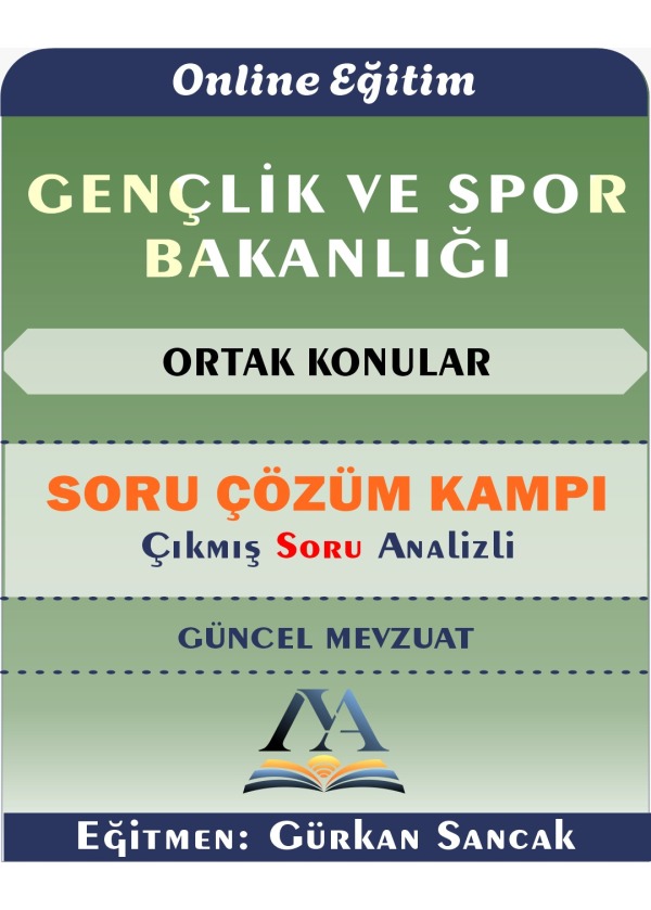 Gençlik ve Spor Bakanlığı Ortak Konular Hızlı Tekrar Soru Çözümü