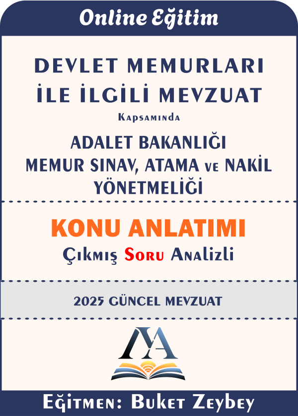 Adalet Bakanlığı Memur Sınav, Atama ve Nakil Yönetmeliği